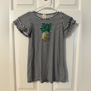 Heart & Arrow Pineapple/Stripe dress